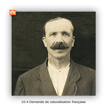 Dossier de naturalisation d'Etienne Biancheri, Italien né à Seborga en 1877
