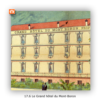 "Grand hôtel du Mont-Boron", affiche publicitaire