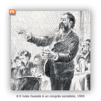 Jules Guesde à la tribune d'un congrès socialiste, L'illustration, 6 octobre 1900