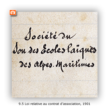 Loi du 1er juillet 1901, relative au contrat d'association : registre de déclaration des associations des Alpes-Maritimes, 1901-1902