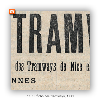 L'Echo des tramways, 1921