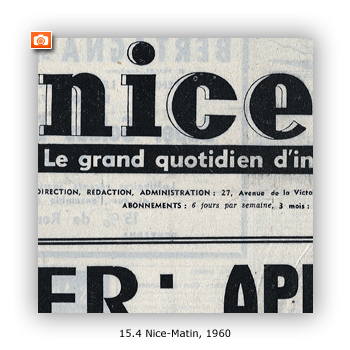 Nice-Matin, 1960