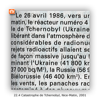 Article de Nice-Matin du 26 avril 2001 révélant l'ampleur de la contamination du sud-est de la France