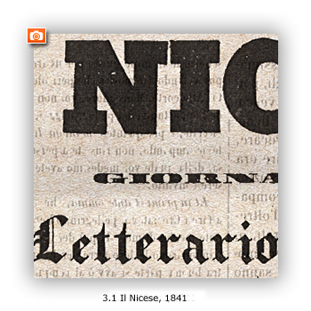 Il Nicese, 1841