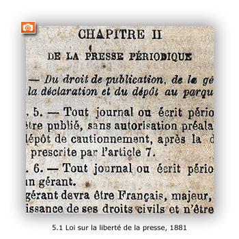 Loi sur la liberté de la presse, 1881
