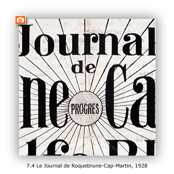 Le journal de Roquebrune-Cap-Martin, 1928