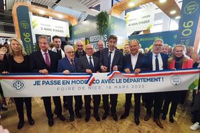 Le Département inaugure son stand GREEN Deal 06 à la Foire de Nice