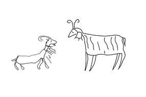 Spectacle "Querelle et élucubration d’une chèvre tendasque et d’une brebis brigasque autour des merveilles" par Christian Lorenzetti et Eric Fioretti
