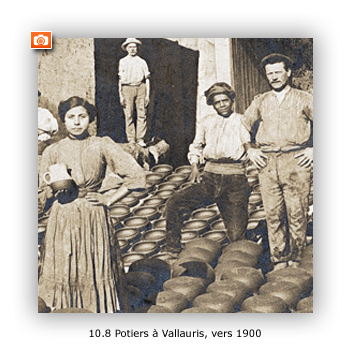 Potiers à Vallauris, vers 1900
