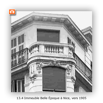Immeuble belle époque à Nice, vers 1905, Ministère de la culture, médiathèque du patrimoine, Fonds Giletta