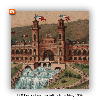 Affiche de l'exposition internationale de Nice de 1884