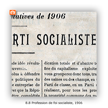 Profession de foi socialiste pour les élections législatives de 1906