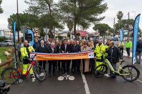 Une nouvelle piste cyclable pour relier les gares de Villeneuve-Loubet et de Biot 